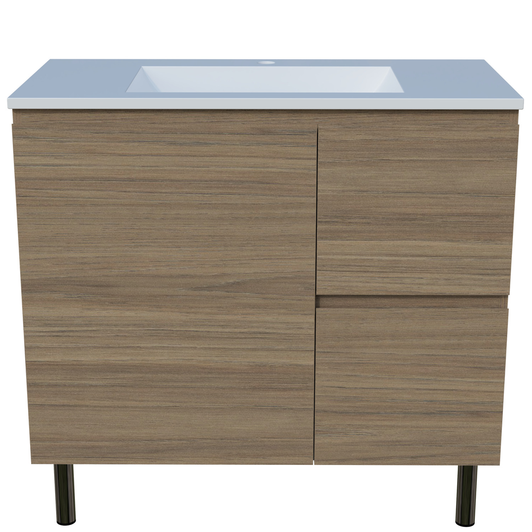 Timberline Nevada Vanity 900mm Right Bowl Regal Top On Legs