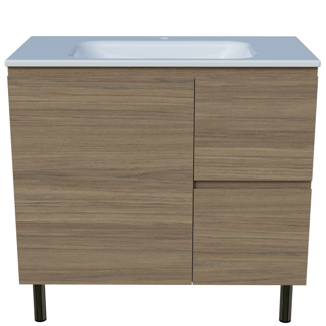 Timberline Nevada Vanity 900mm Centre Bowl Stadium Top On Legs