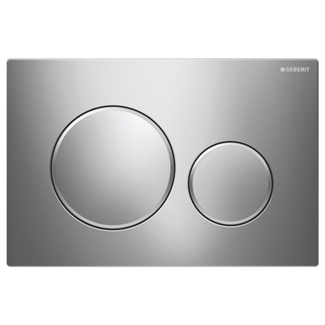 Fienza Geberit Sigma 20 Satin Push Plate - Chrome