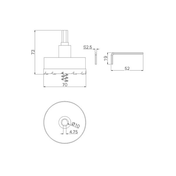 Nero 70Mm Hole Saw Only