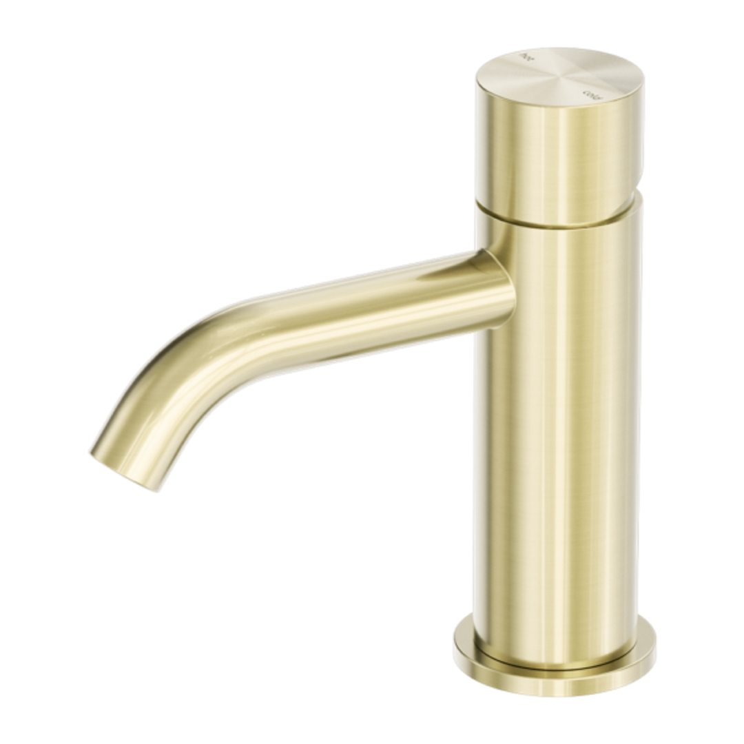 Nero Zen Stainless Steel Basin Mixer Handless Brushed Gold