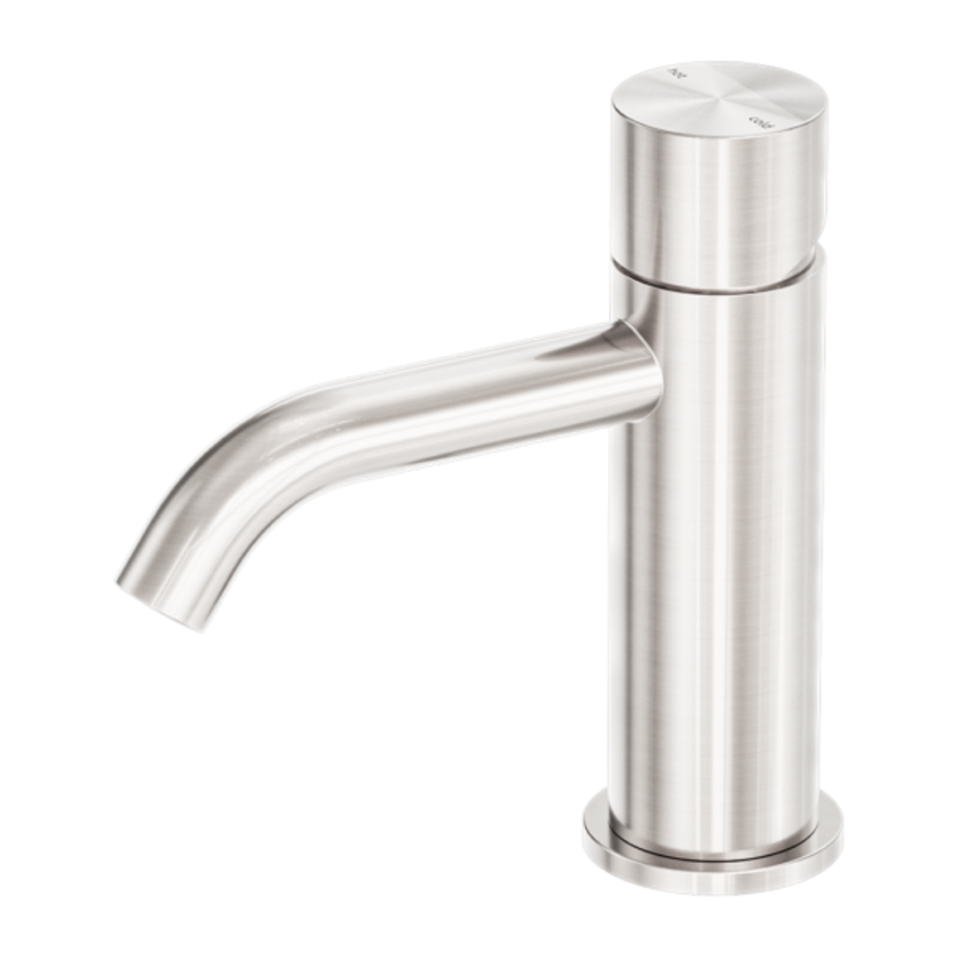 Nero Zen Stainless Steel Basin Mixer Handless Brushed Nickel