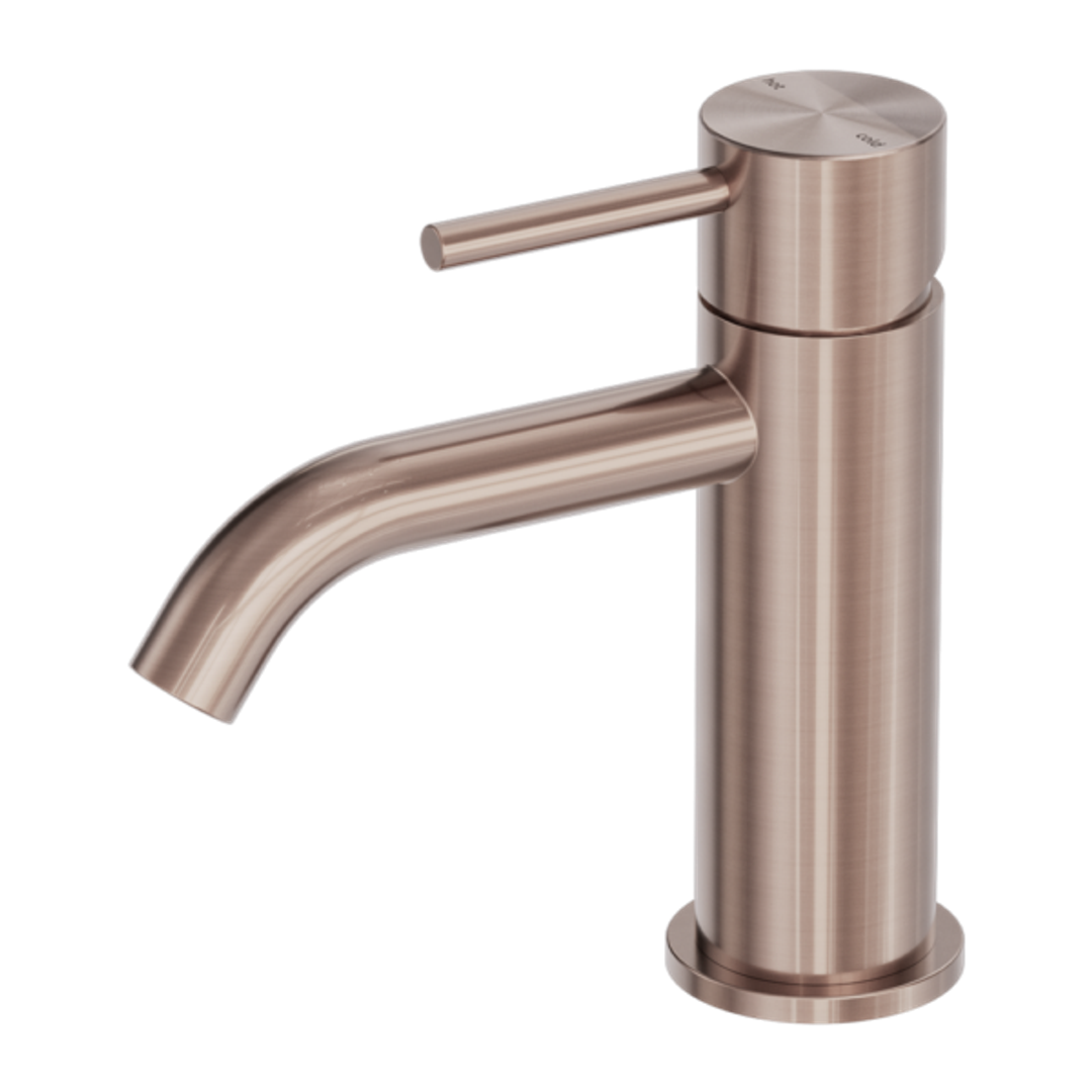 Nero Zen Stainless Steel Basin Mixer Brushed Bronze