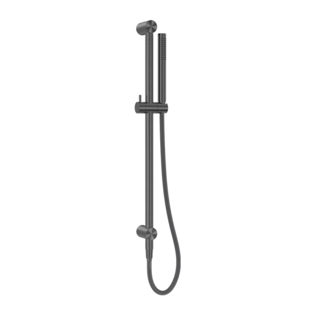 Nero Zen Stainless Steel Shower Rail With Outdoor Shower Hose Graphite