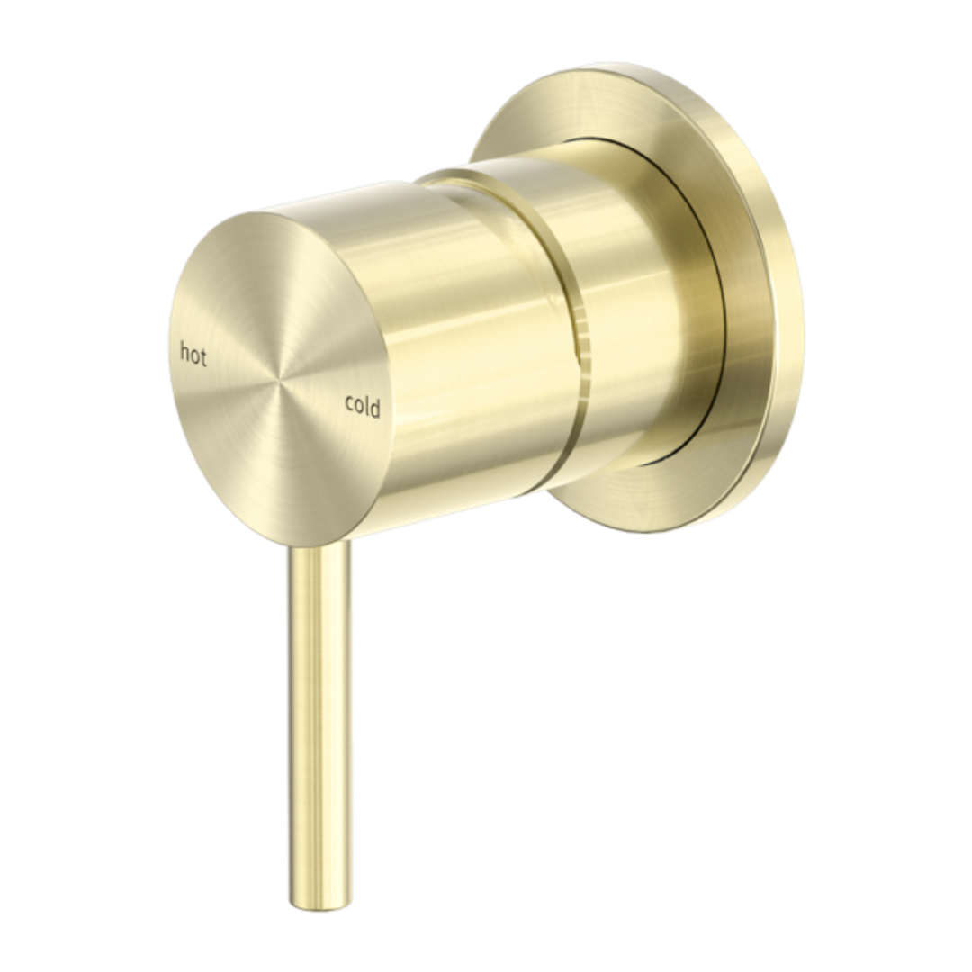 Nero Zen Stainless Steel Shower Mixer Brushed Gold