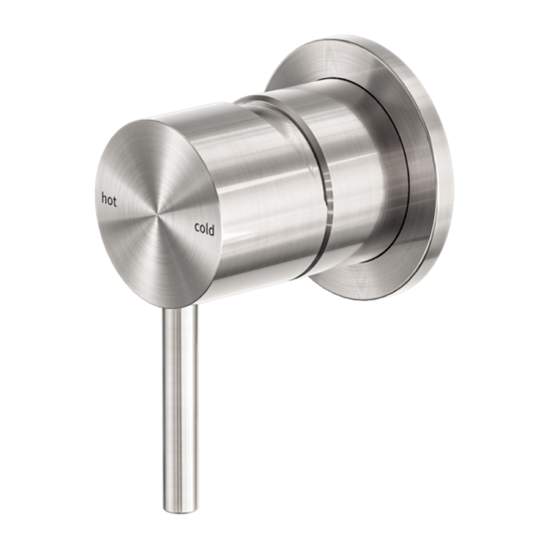 Nero Zen Stainless Steel Shower Mixer Brushed Nickel