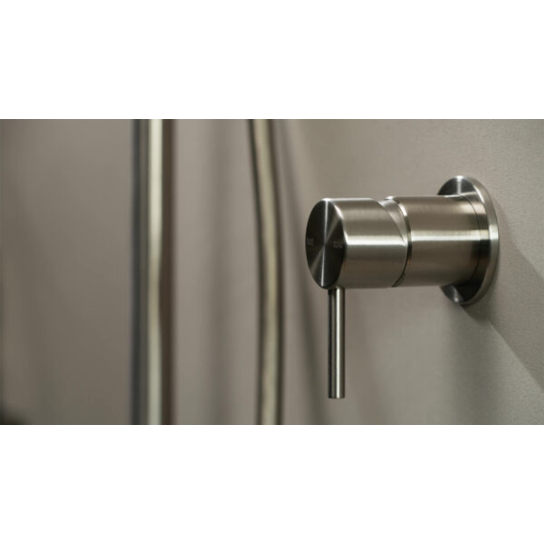 Nero Zen Stainless Steel Shower Mixer Brushed Nickel