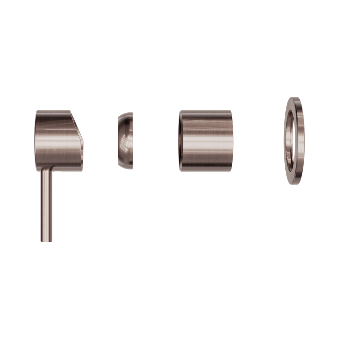 Nero Zen Stainless Steel Shower Mixer Trim Kits Only Brushed Bronze