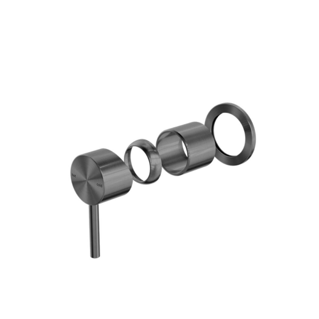 Nero Zen Stainless Steel Shower Mixer Trim Kits Only Graphite