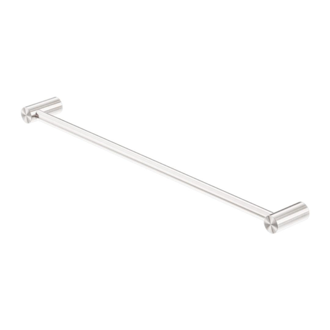 Nero Zen Stainless Steel Single Towel Rail 600Mm Brushed Nickel