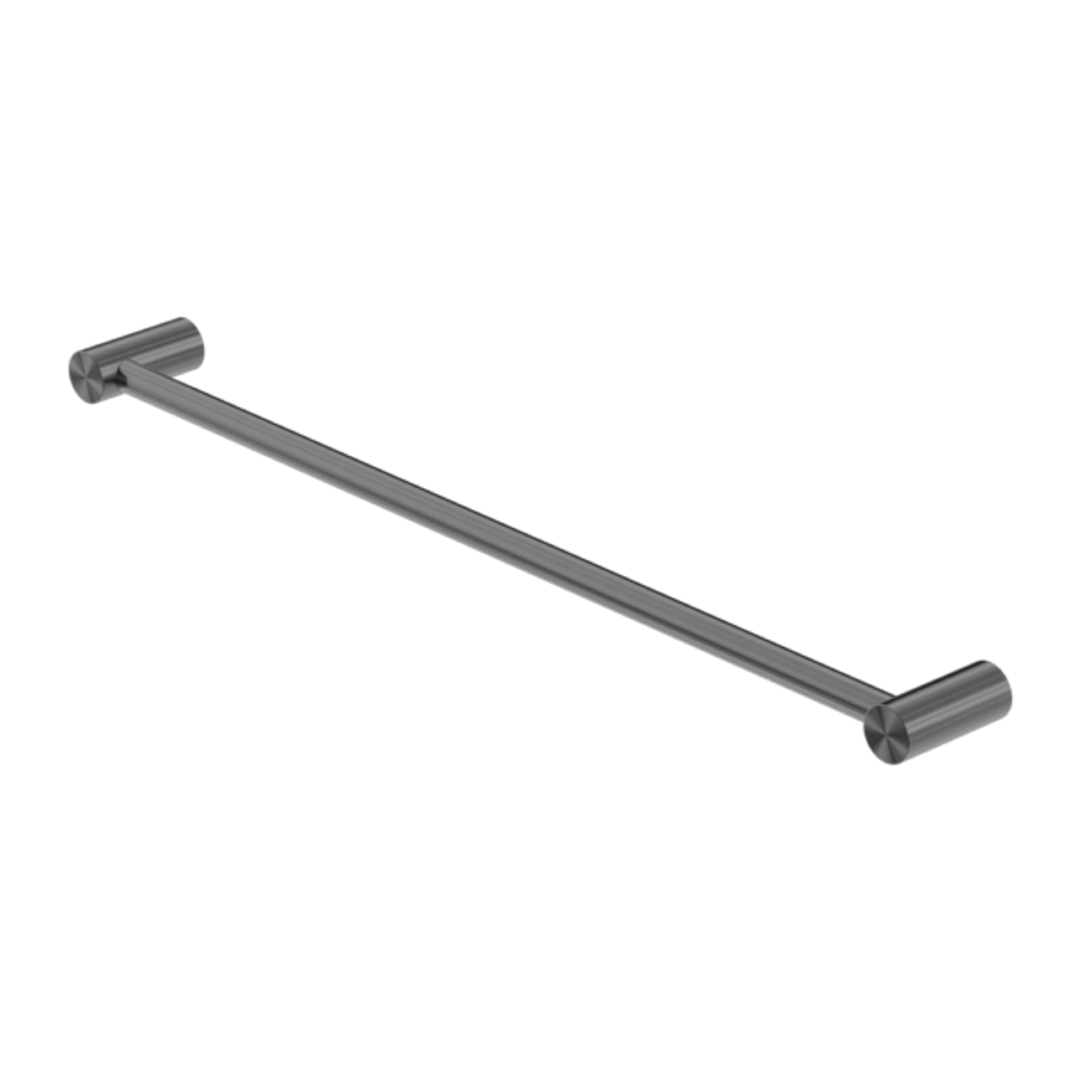 Nero Zen Stainless Steel Single Towel Rail 600Mm Graphite