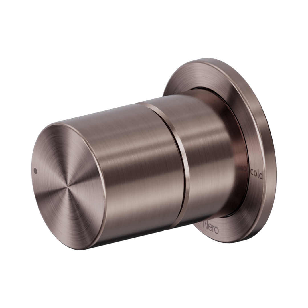 Nero Pure Ss316L Progressive Shower Mixer Brushed Bronze