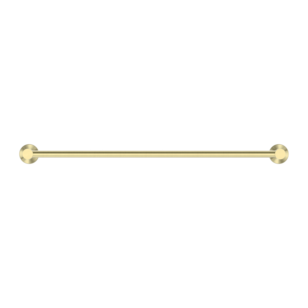 Nero Mecca Single Towel Rail 600Mm Brushed Gold