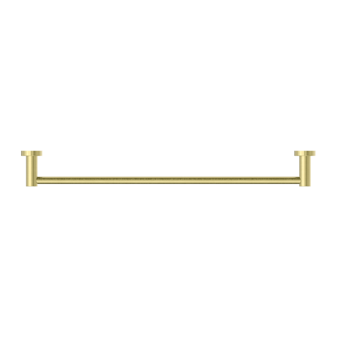Nero Mecca Single Towel Rail 600Mm Brushed Gold