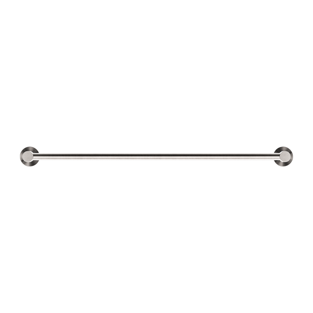 Nero Mecca Double Towel Rail 600Mm Brushed Nickel