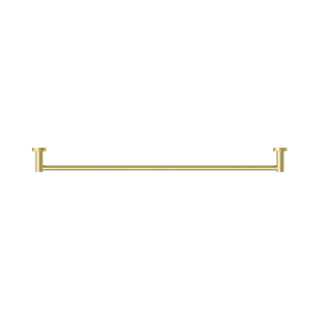Nero Mecca Single Towel Rail 800Mm Brushed Gold