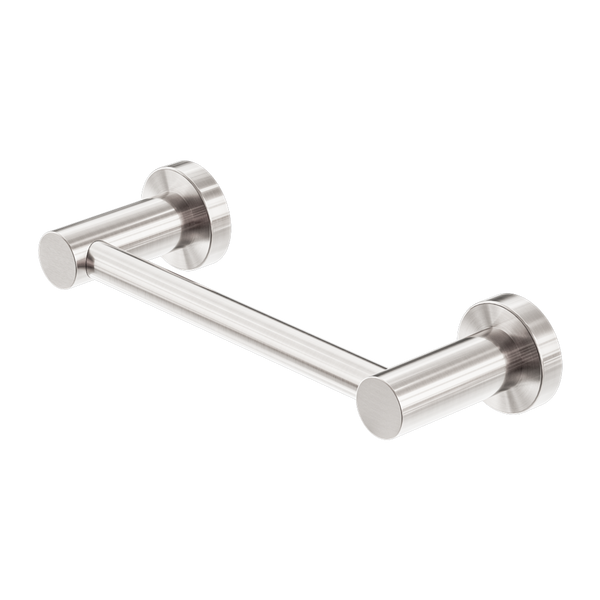 Nero Mecca Hand Towel Rail Straight Brushed Nickel