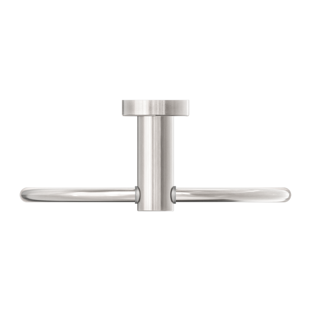 Nero Mecca Towel Ring Round Brushed Nickel