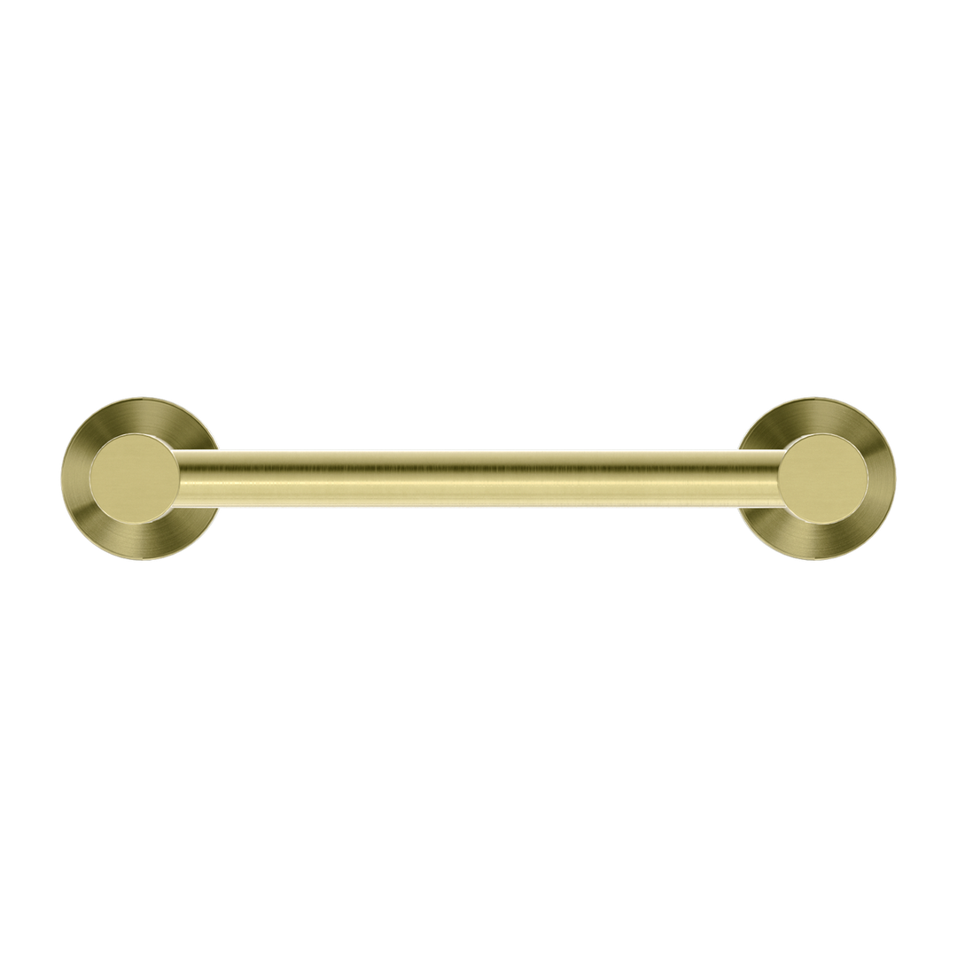 Nero Mecca Hand Towel Rail Straight Brushed Gold
