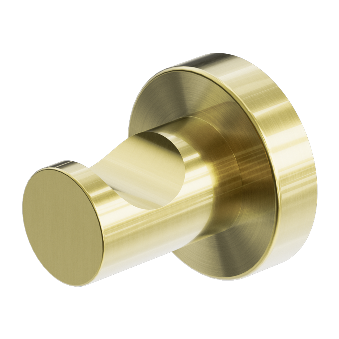 Mecca Robe Hook Brushed Gold