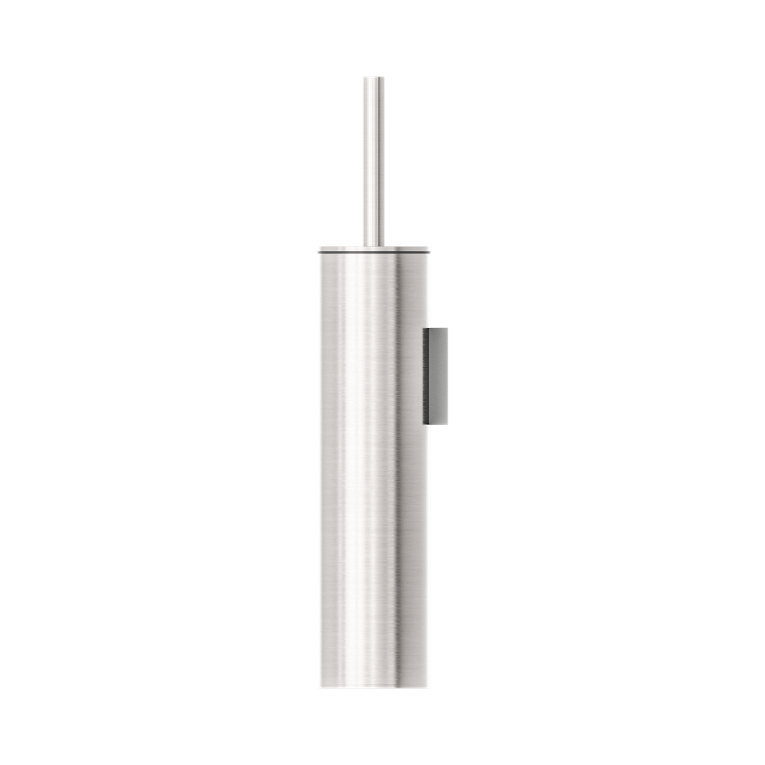 Nero Mecca Toilet Brush Holder Brushed Nickel Nr1988Bn