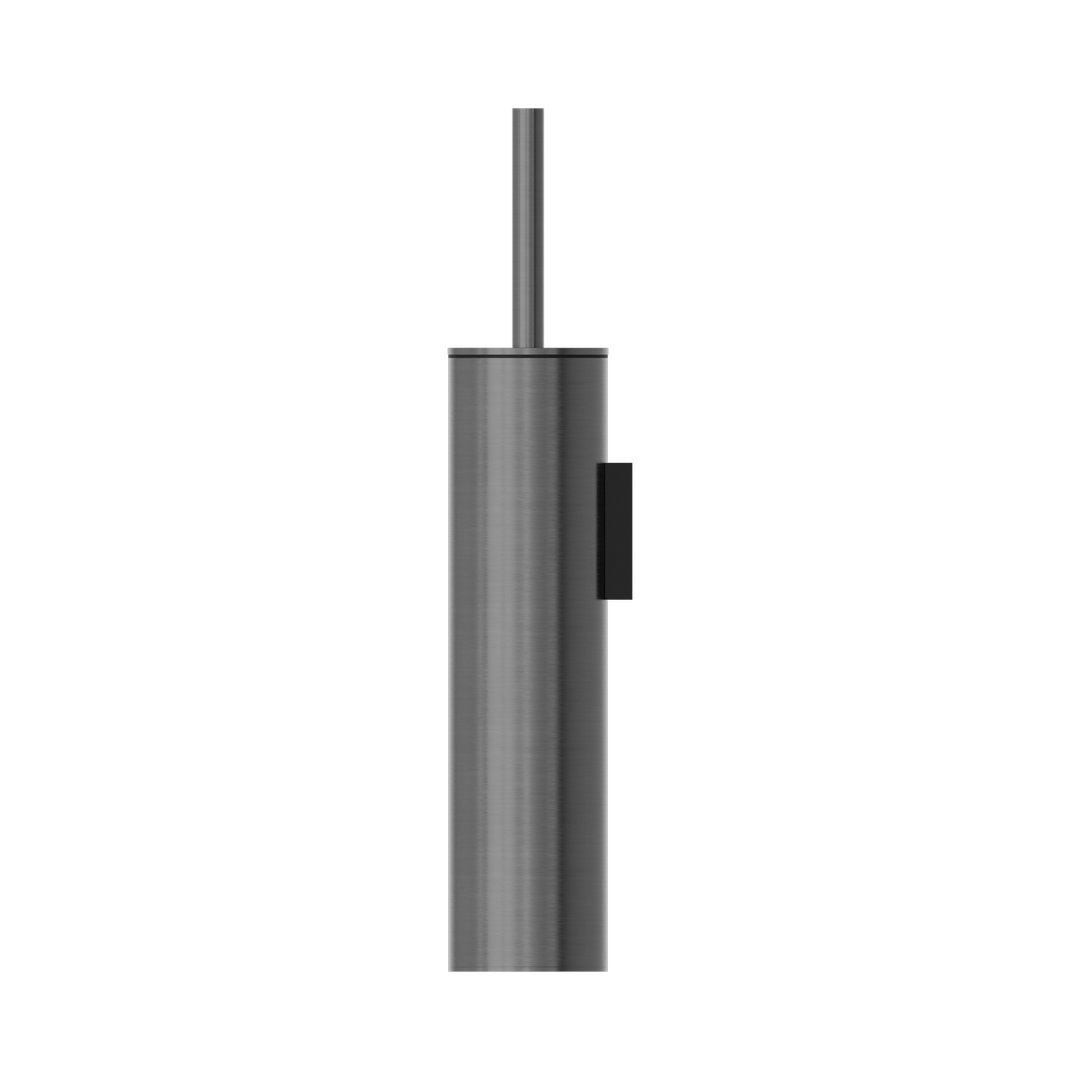 Nero Mecca Toilet Brush Holder Gun Metal Nr1988Gm