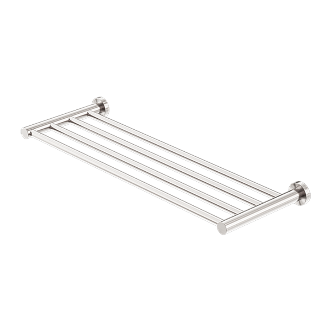 Mecca Towel Rack Brushed Nickel