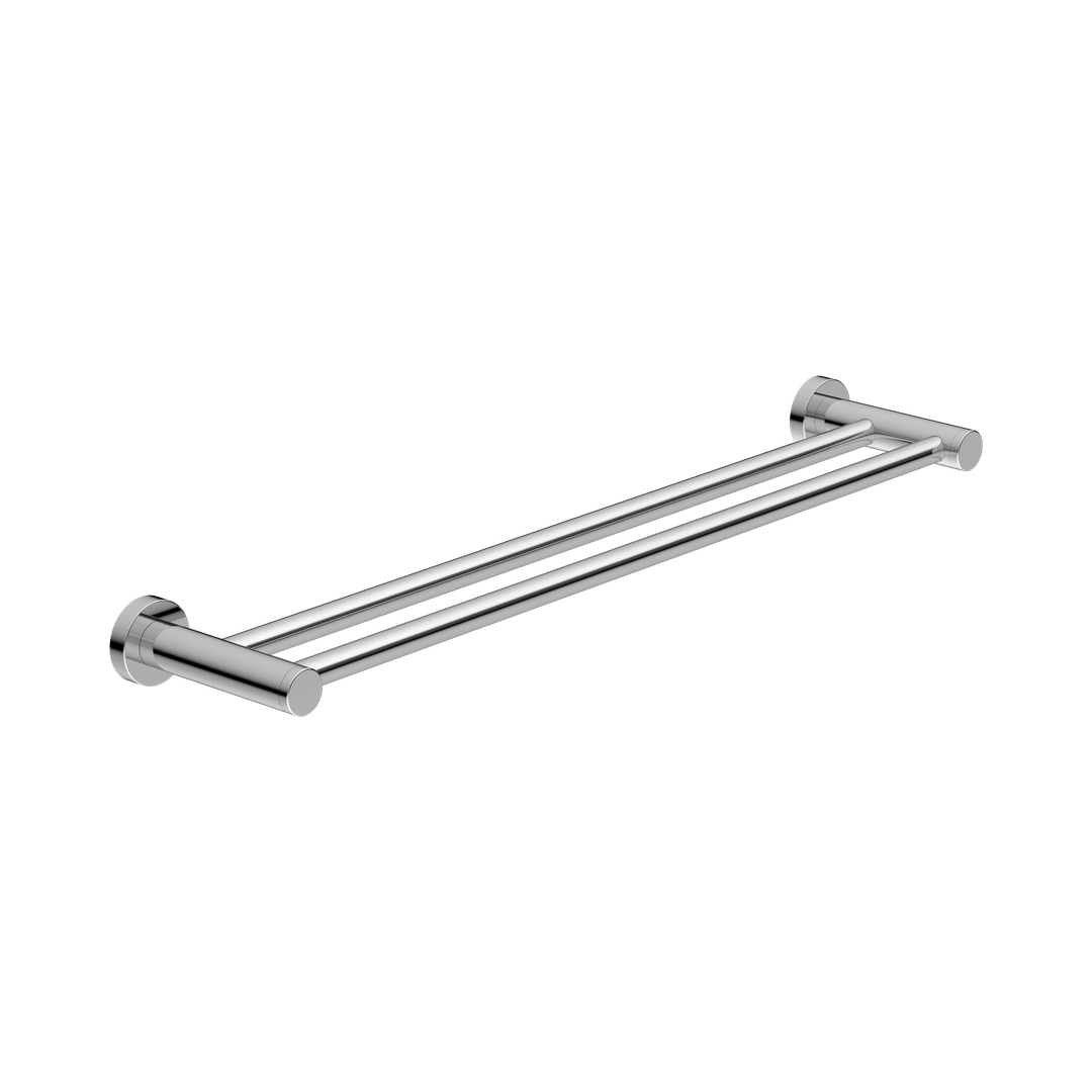 Nero Dolce Ii Double Towel Rail 600Mm Chrome