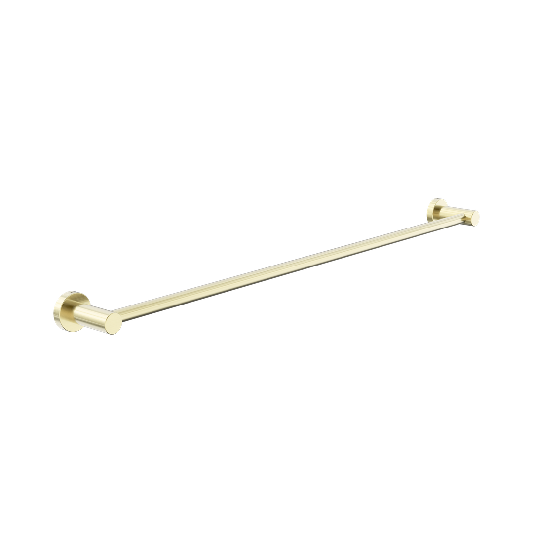 Nero Dolce Ii Single Towel Rail 800Mm Brushed Gold