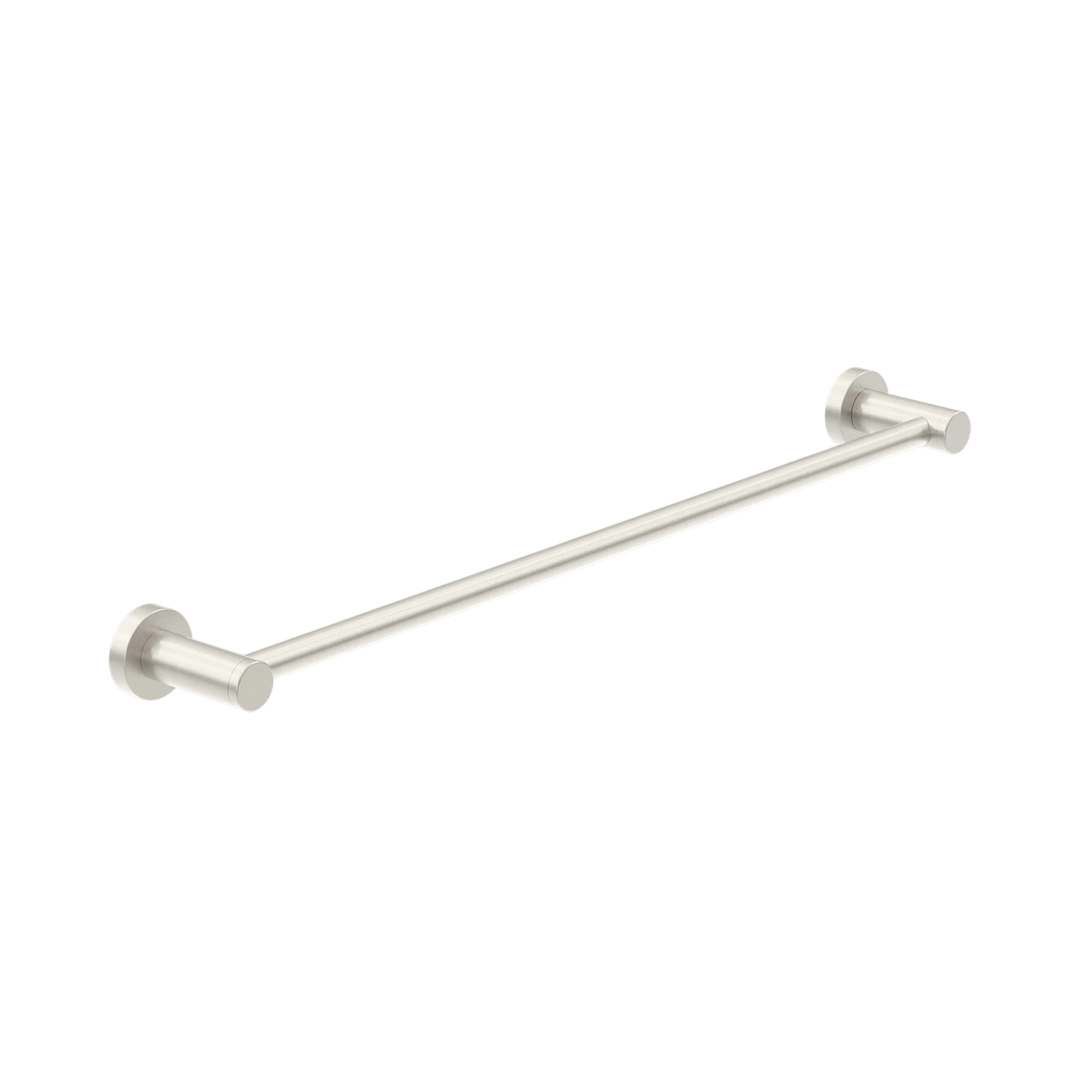 Nero Dolce Ii Single Towel Rail 800Mm Brushed Nickel