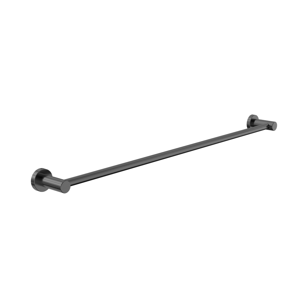 Nero Dolce Ii Single Towel Rail 800Mm Gun Metal