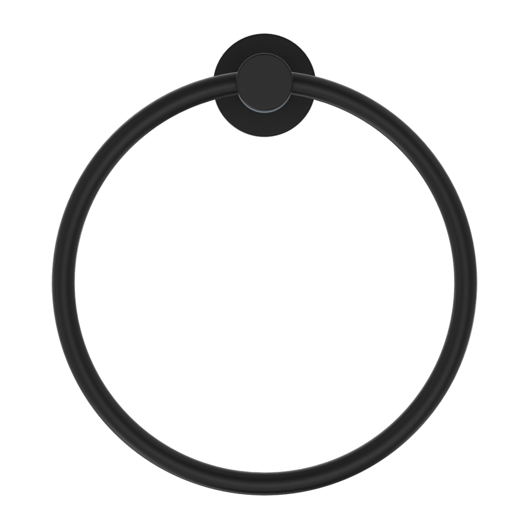 Nero Classic Hand Towel Ring Matte Black