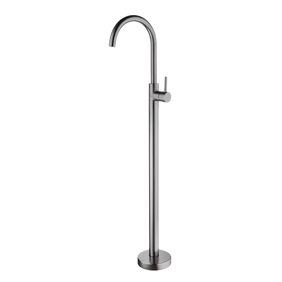Nero Dolce Floormount Mixer - Gun Metal Grey