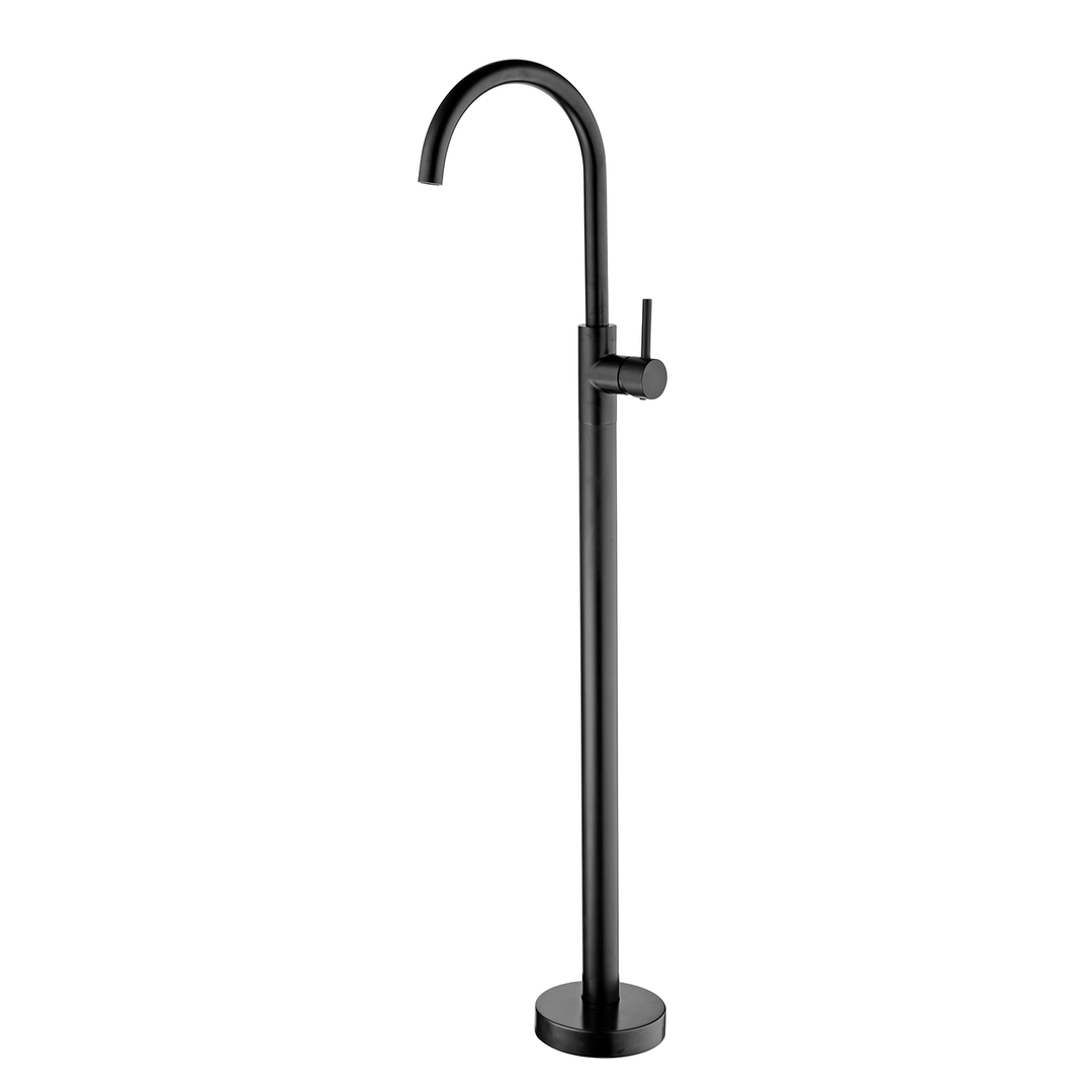 Nero Dolce Floormount Mixer - Matt Black