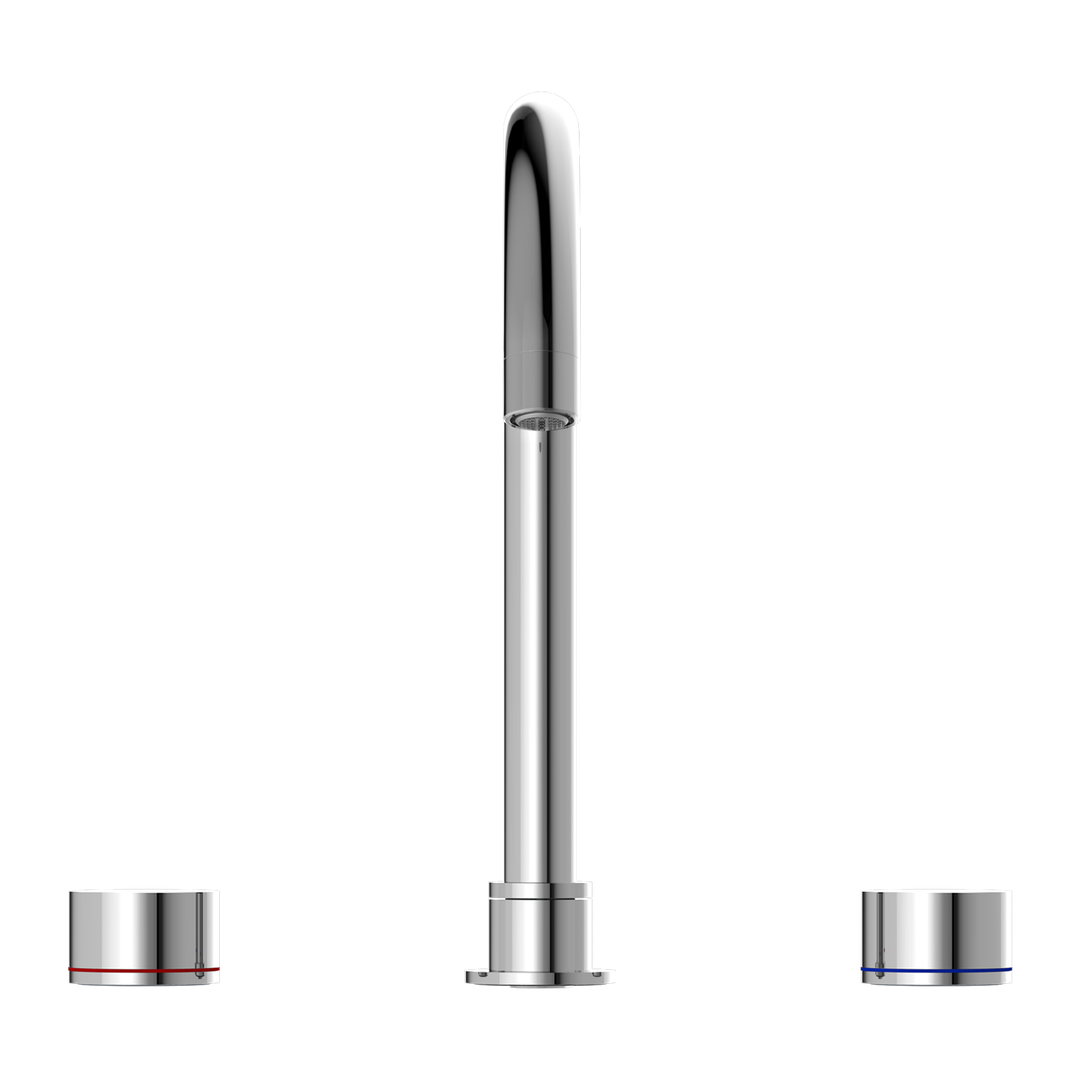 Kara Kitchen Set Swivel Spout Chrome