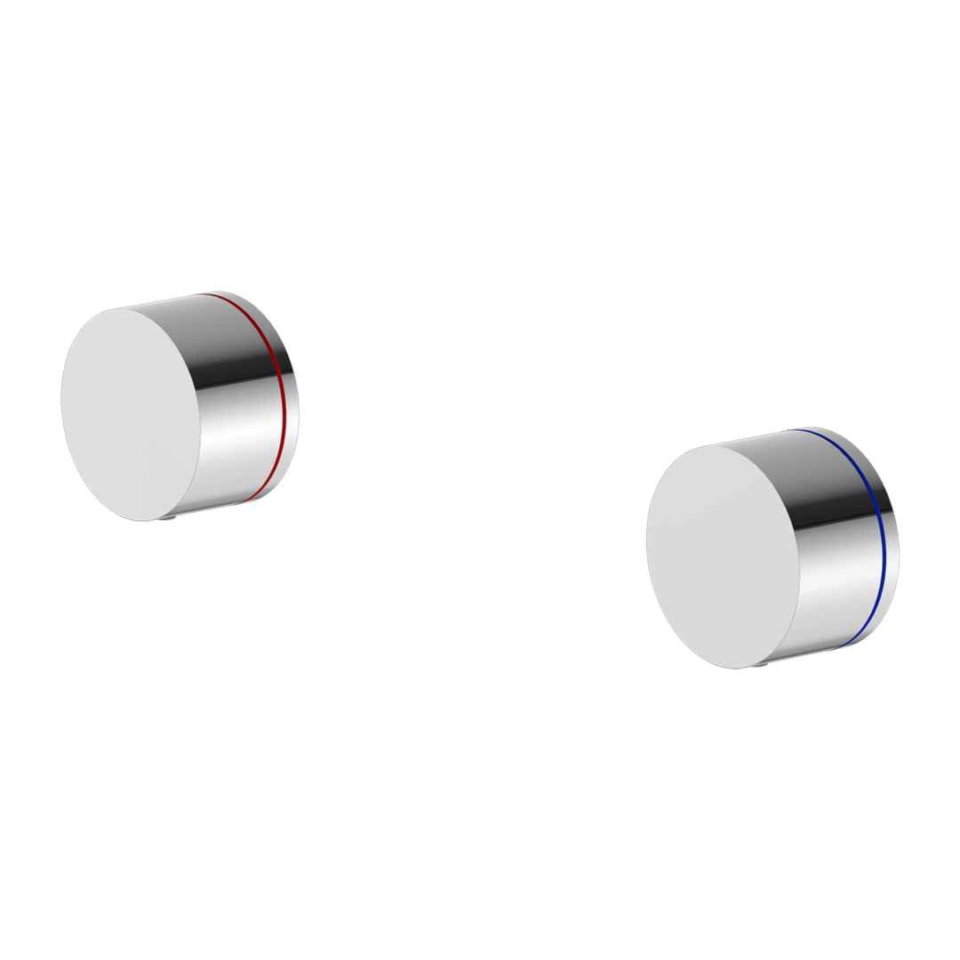 Nero Kara Wall Top Assemblies - Chrome