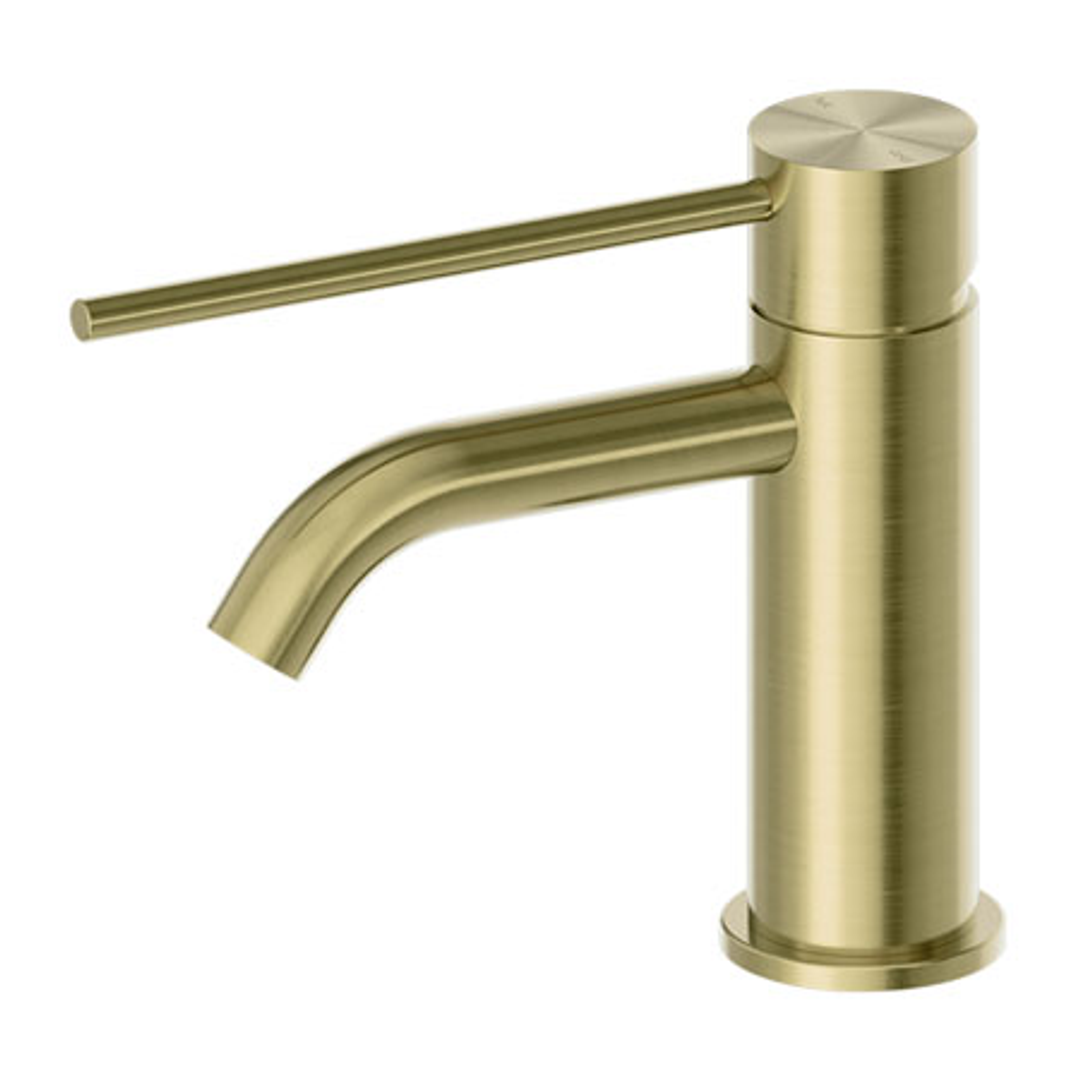 Nero Mecca Care Basin Mixer - Brushed Gold