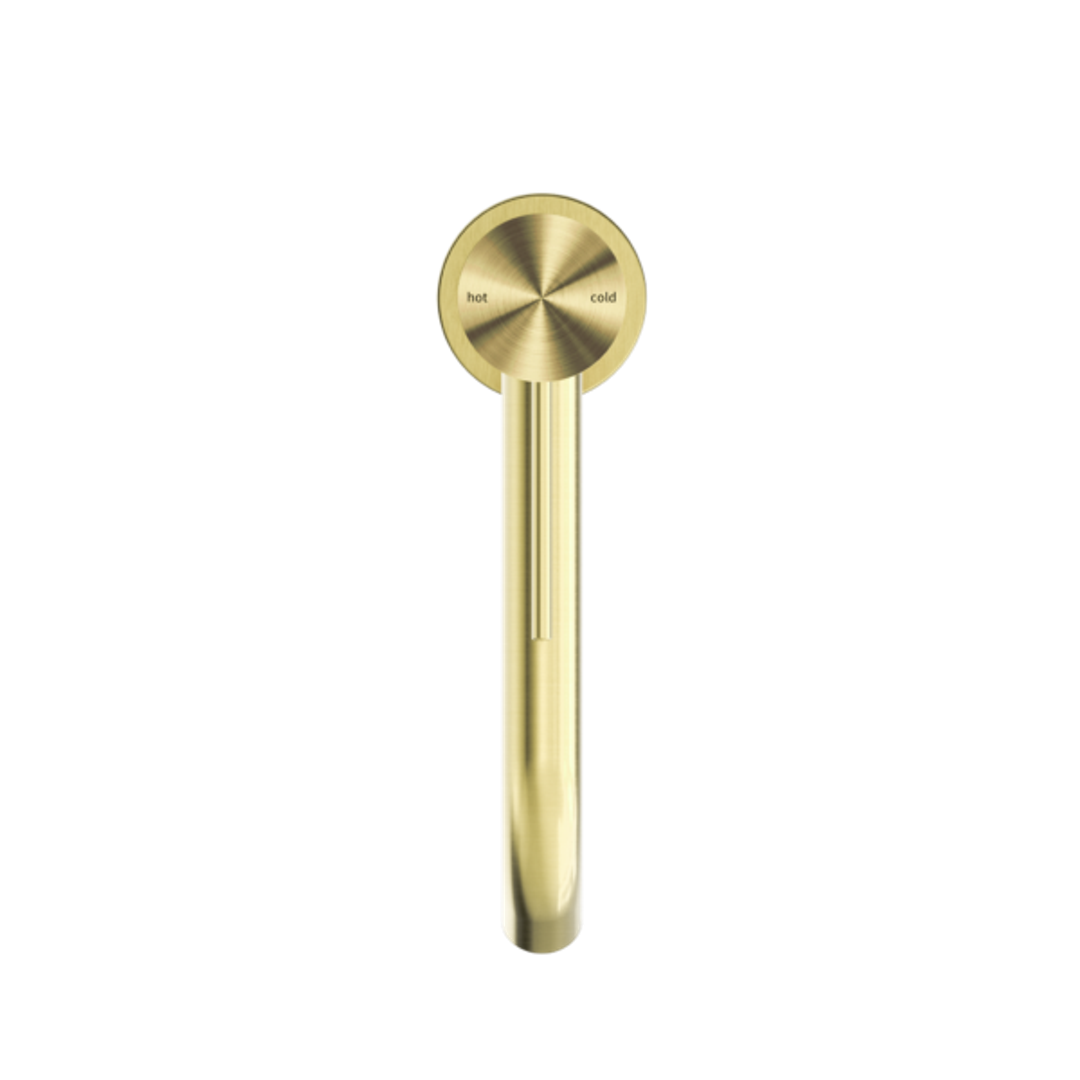 Nero Mecca Mid Tall Basin Mixer - Brushed Gold