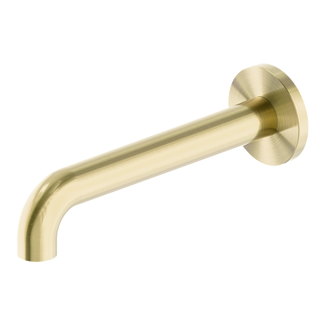 Nero Mecca Basin/Bath Spout Only 120Mm Brushed Gold