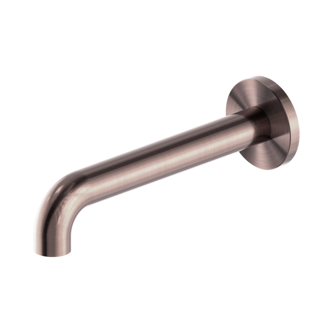 Nero Mecca Basin/Bath Spout Only 230Mm Brushed Bronze