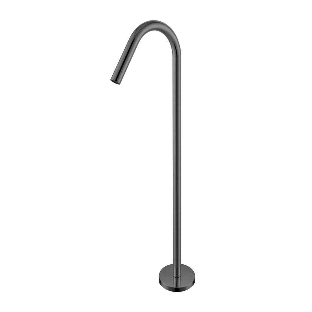 Nero Bianca Floor Standing Bath Spout Gun Metal