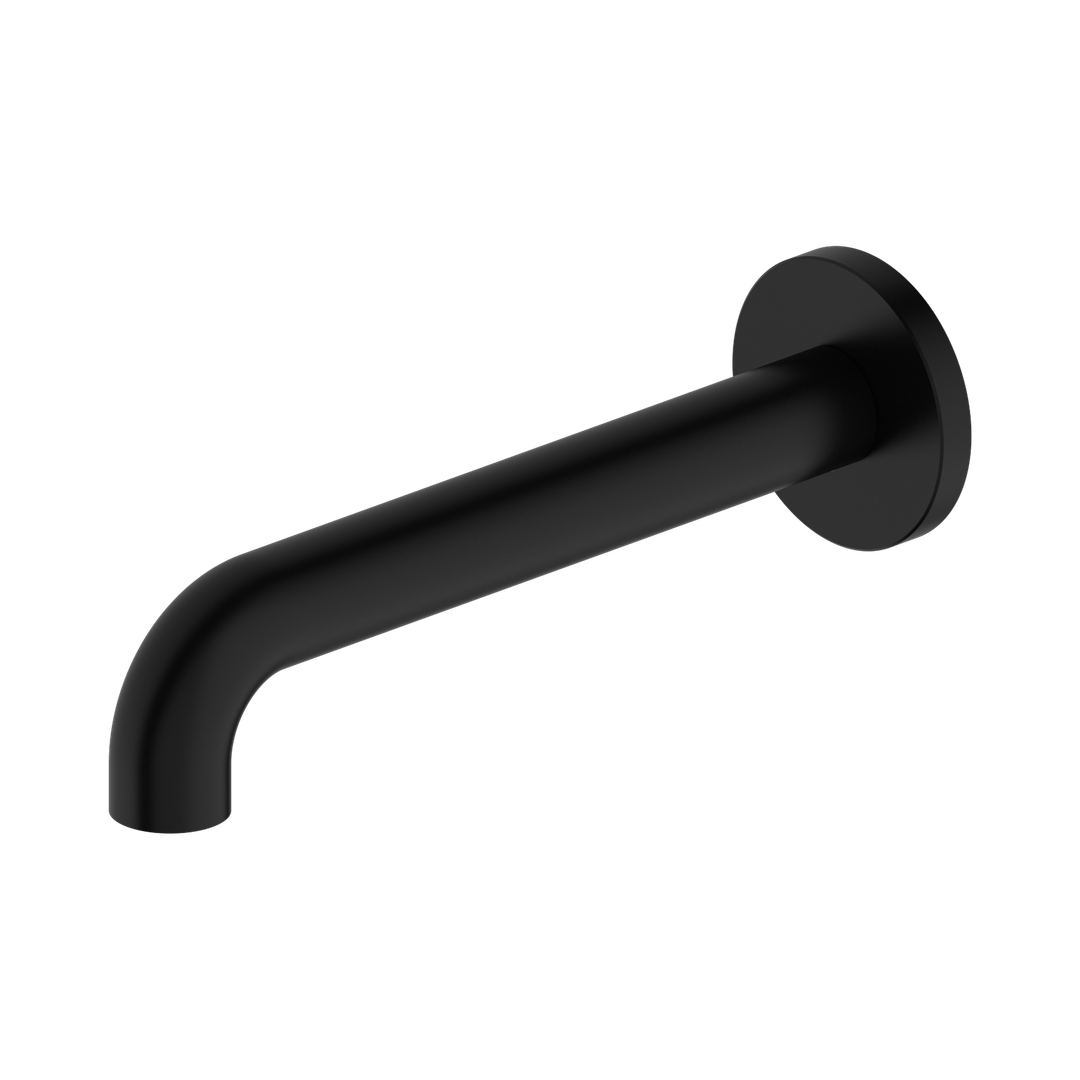 Nero Mecca Basin/Bath Spout Only 185Mm Matte Black