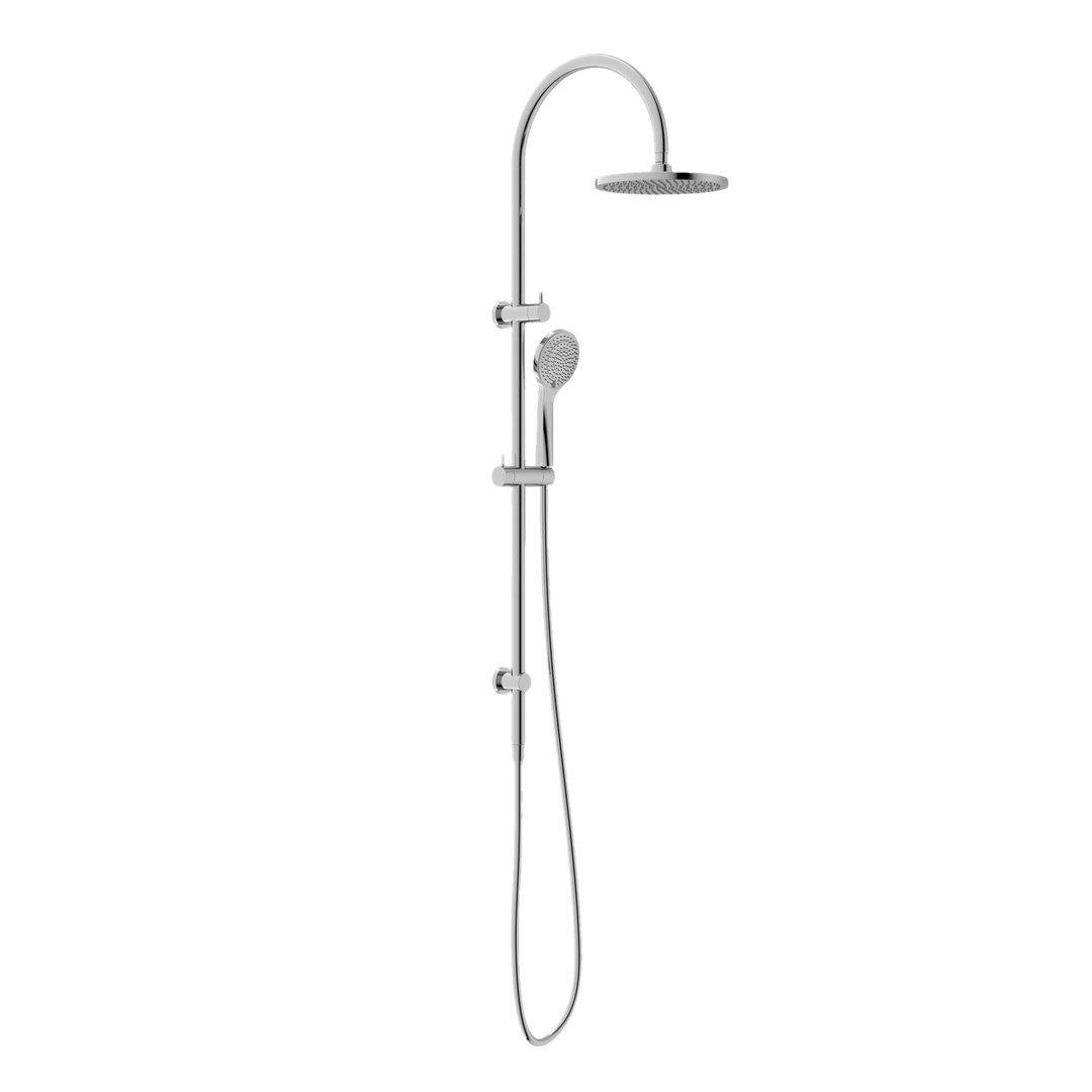 Nero Mecca Twin Shower With Air Shower Chrome