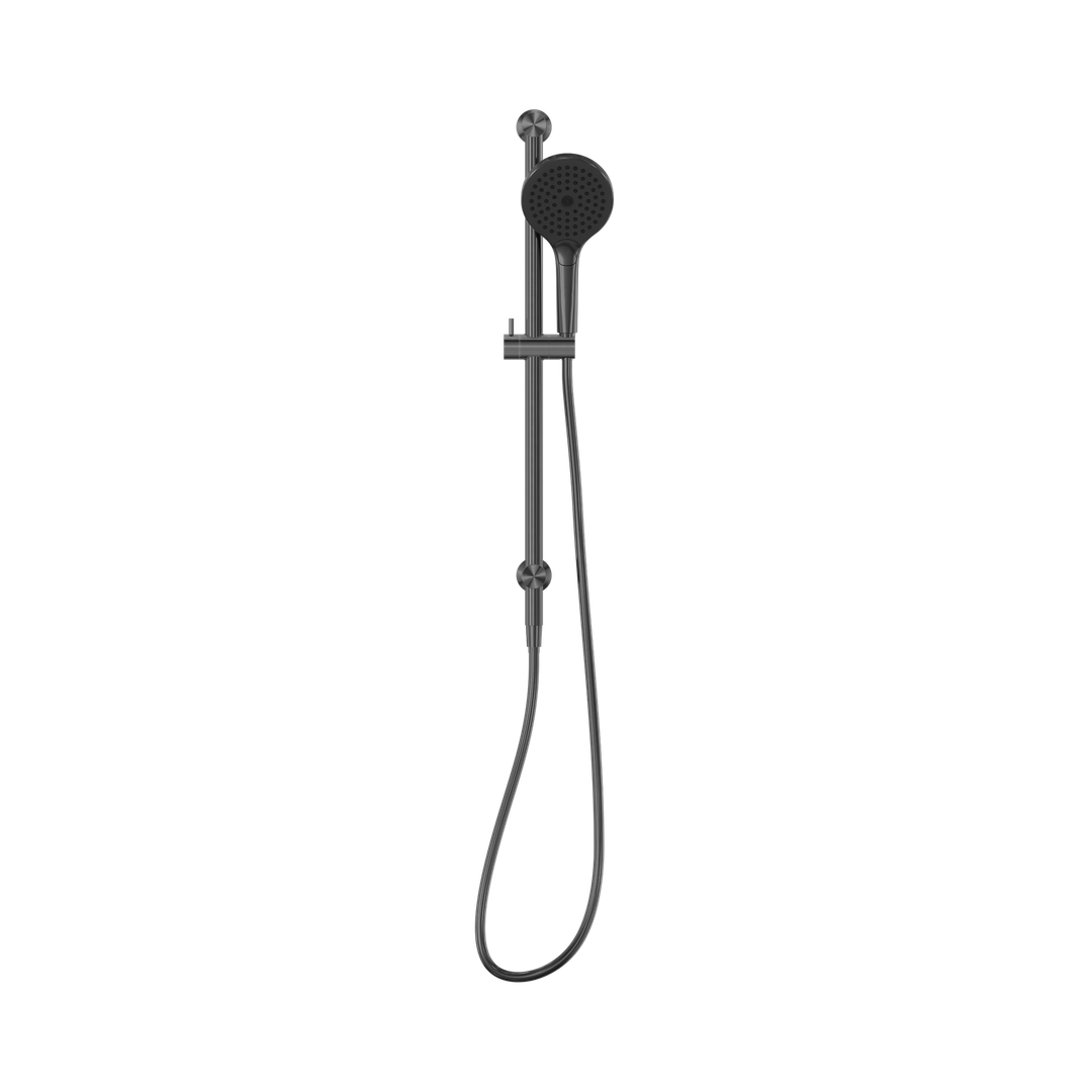 Nero Mecca Shower Rail With Air Shower Ii Gun Metal Nr221905Ggm
