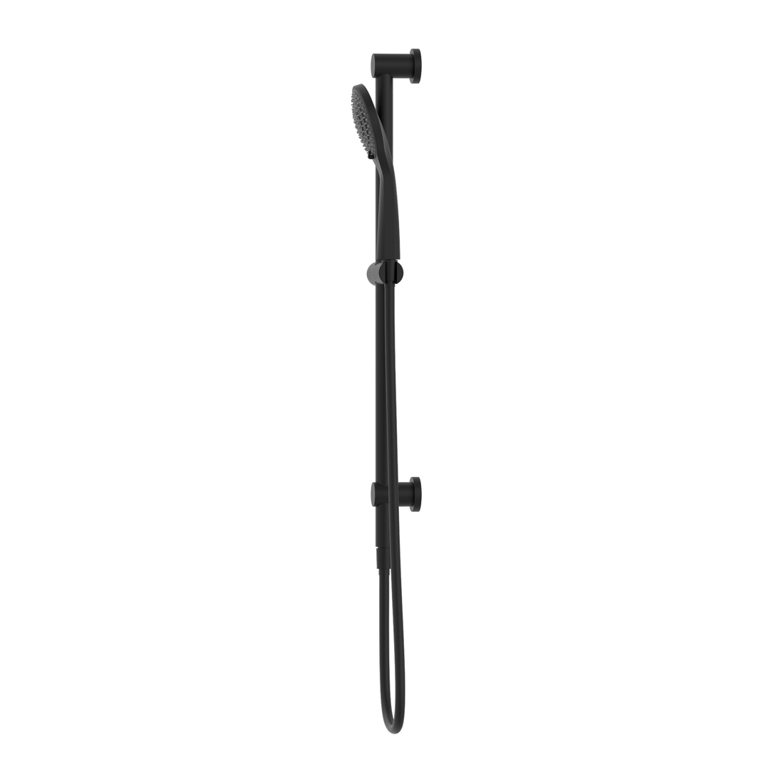 Nero Mecca Rail Shower With Air Shower - Matt Black