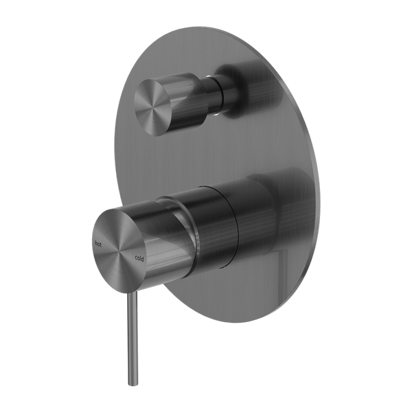 Nero Mecca Shower Mixer With Diverter Gun Metal