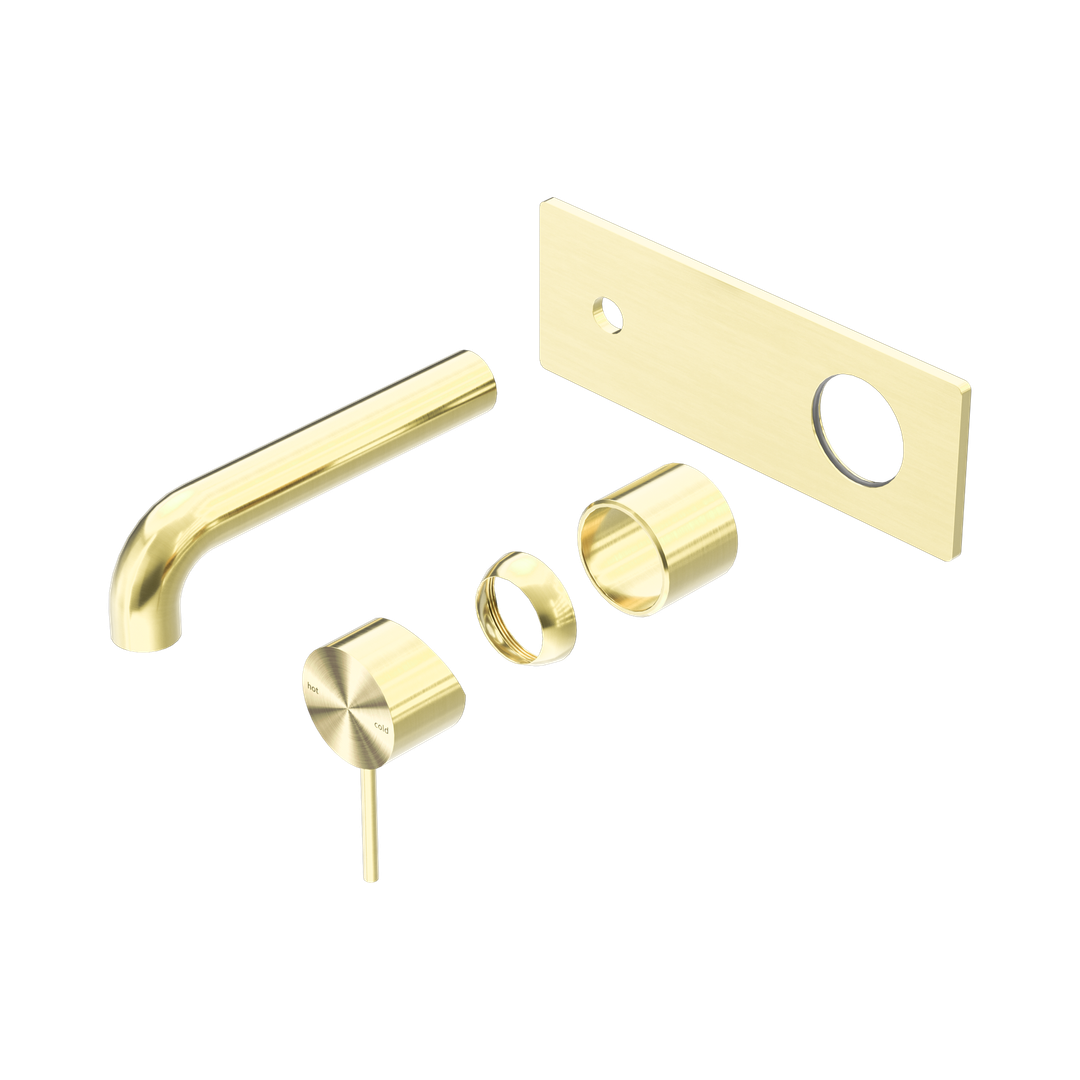 Nero Mecca Wall Basin/Bath Mixer 160Mm Trim Kits Only Brushed Gold
