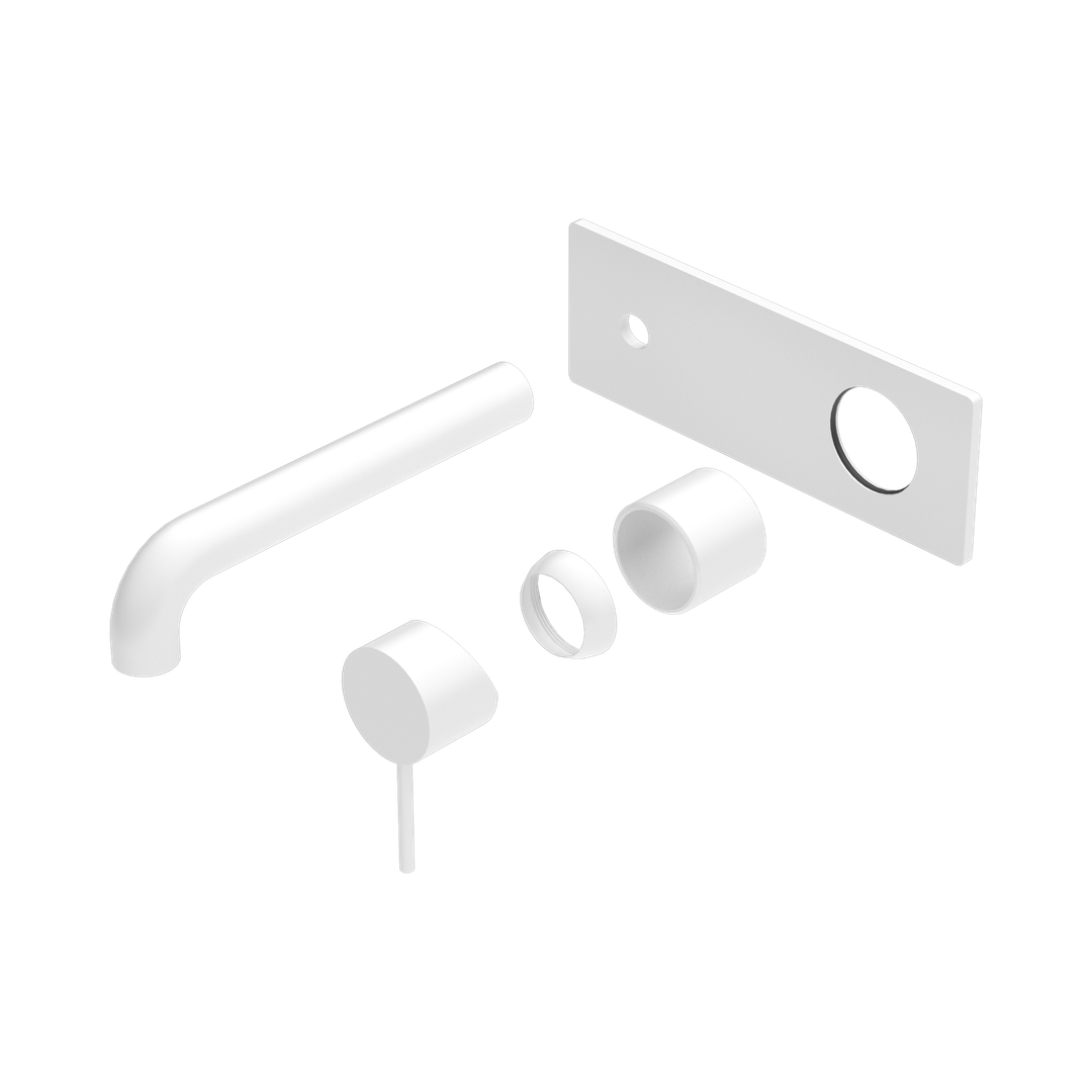 Nero Mecca Wall Basin/Bath Mixer 230Mm Trim Kits Only Matte White