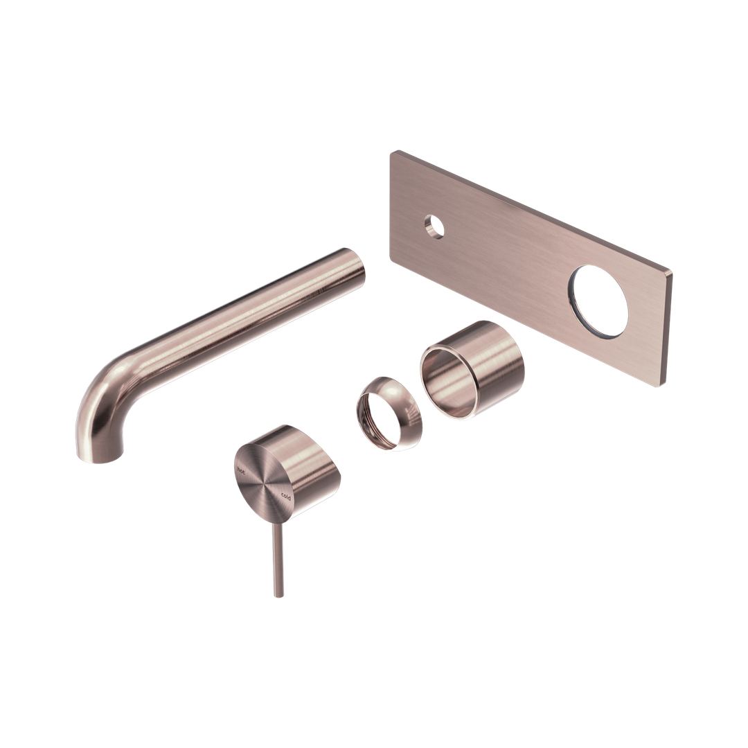 Nero Mecca Wall Basin/Bath Mixer 260Mm Trim Kits Only Brushed Bronze