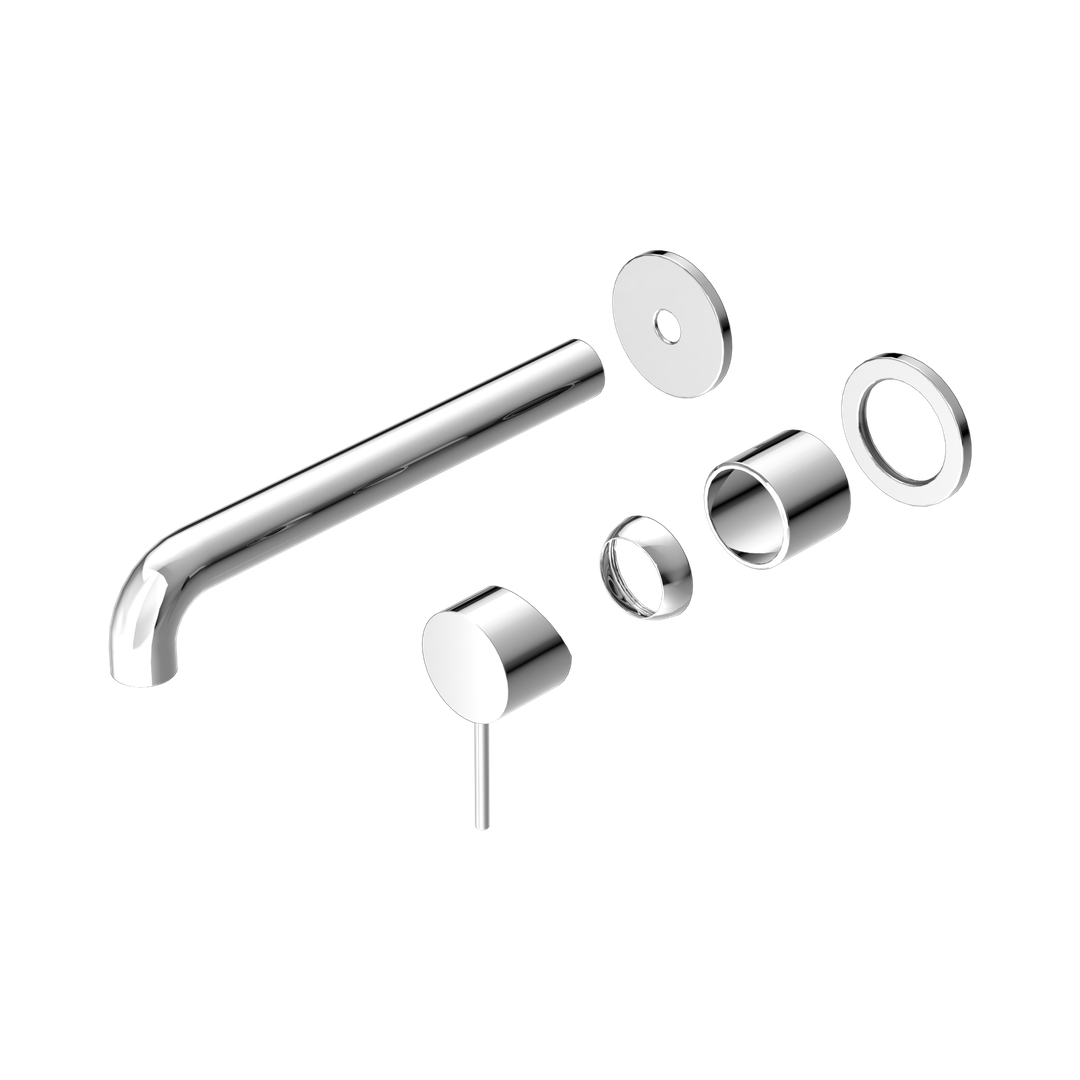 Nero Mecca Wall Basin/Bath Mixer Separate Back Plate 230Mm Trim Kits Only Chrome